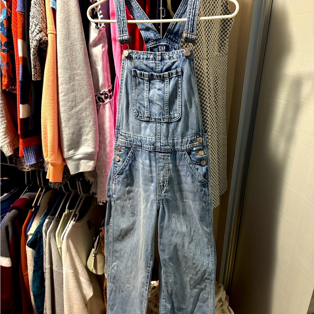 GAP Youth Light Blue Denim Overalls